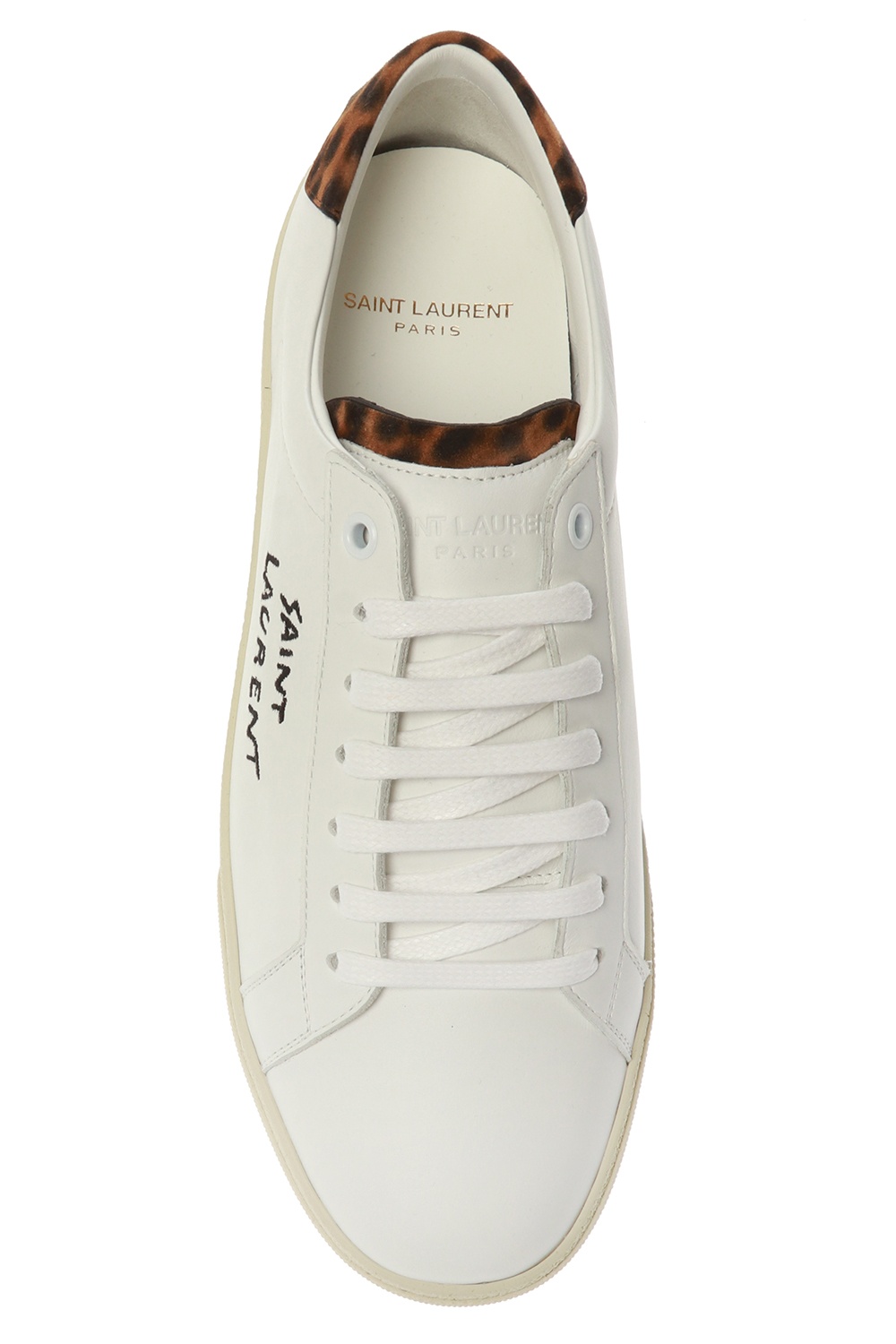 White 'Court Classic SL/06' sneakers with logo Saint Laurent